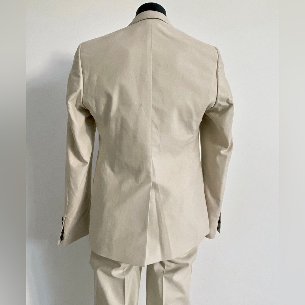 Costume National Cream Suede Tuxedo tux - Picture 9 of 14